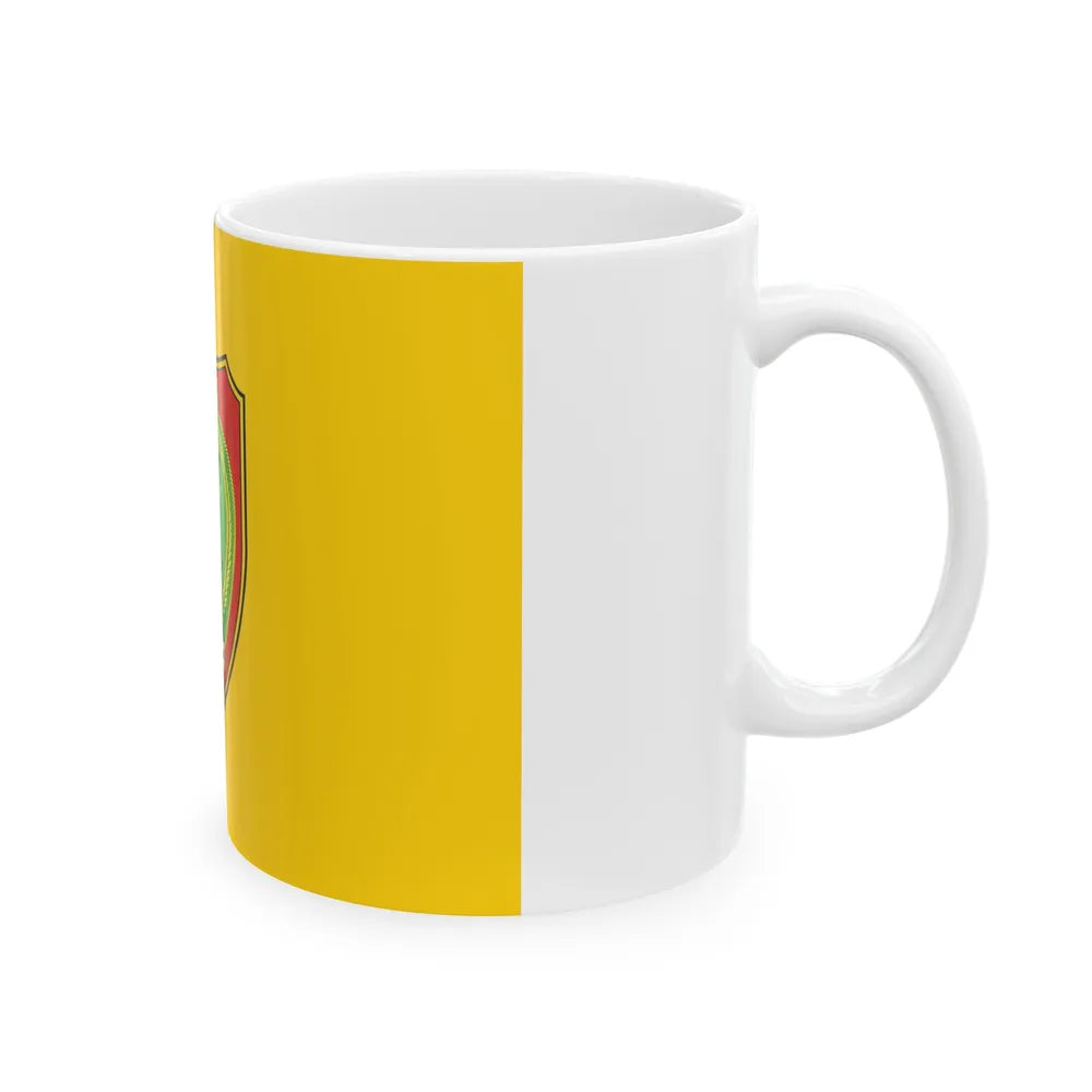 Flag of Central Kalimantan Indonesia - White Coffee Mug-Go Mug Yourself