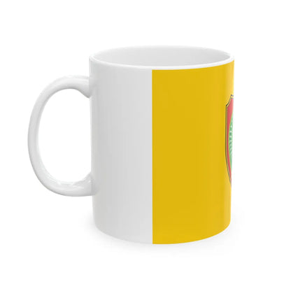 Flag of Central Kalimantan Indonesia - White Coffee Mug-Go Mug Yourself