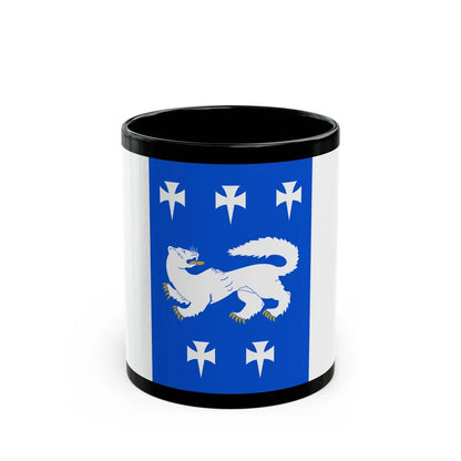 Flag of Central Ostrobothnia Finland - Black Coffee Mug-11oz-Go Mug Yourself