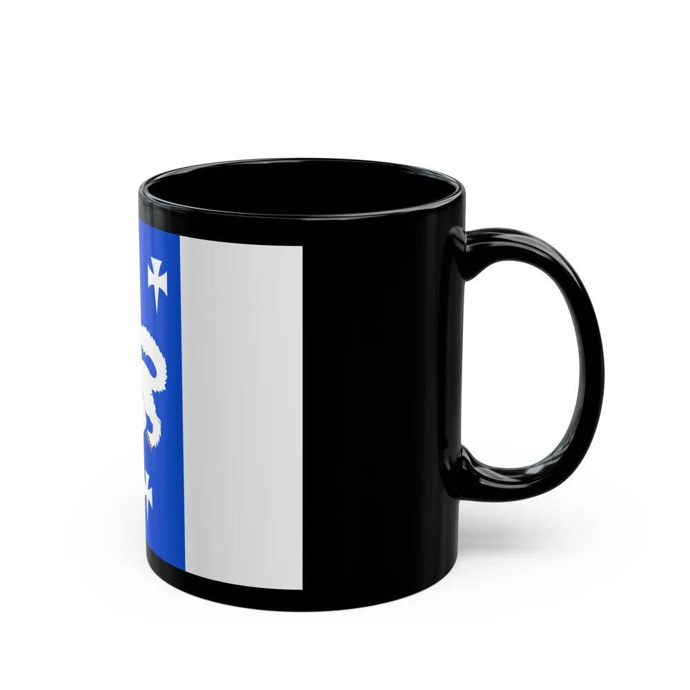 Flag of Central Ostrobothnia Finland - Black Coffee Mug-Go Mug Yourself