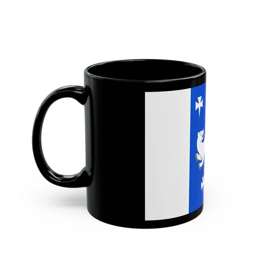 Flag of Central Ostrobothnia Finland - Black Coffee Mug-Go Mug Yourself