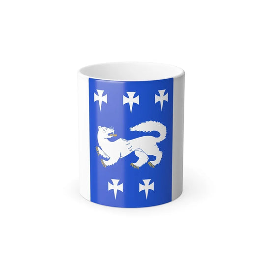 Flag of Central Ostrobothnia Finland - Color Changing Coffee Mug-11oz-Go Mug Yourself