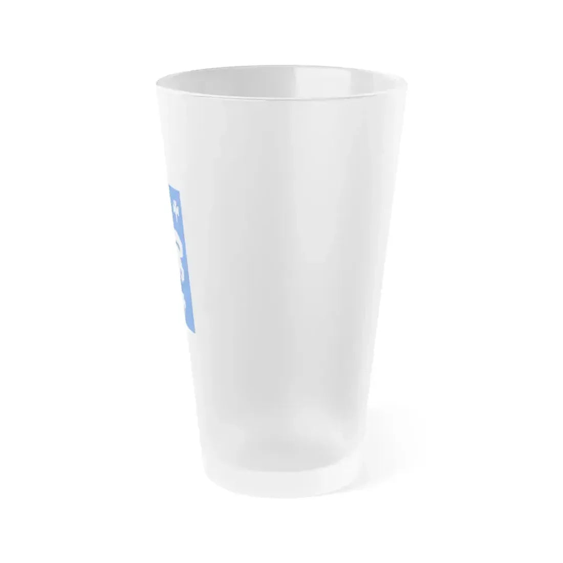 Flag of Central Ostrobothnia Finland - Frosted Pint Glass 16oz - Go Mug Yourself