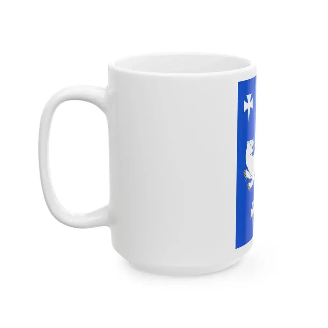 Flag of Central Ostrobothnia Finland - White Coffee Mug - Go Mug Yourself