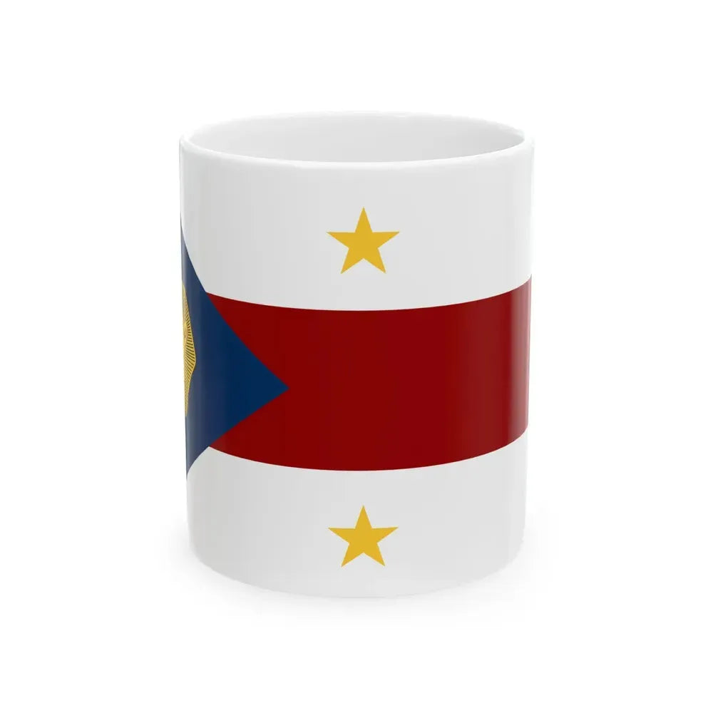 Flag of Centralia Illinois (United States) White Coffee Mug 11oz - Go Mug Yourself