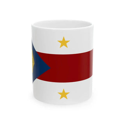 Flag of Centralia Illinois (United States) White Coffee Mug 11oz - Go Mug Yourself