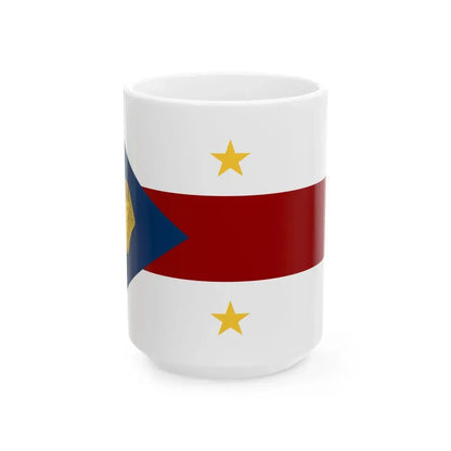 Flag of Centralia Illinois (United States) White Coffee Mug 15oz - Go Mug Yourself