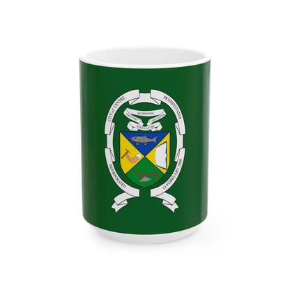 Flag of Centre County Pennsylvania (United States) White Coffee Mug 15oz - Go Mug Yourself