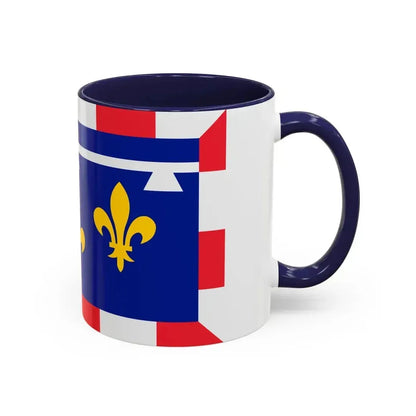 Flag of Centre Val de Loire France 2 - Accent Coffee Mug - Go Mug Yourself