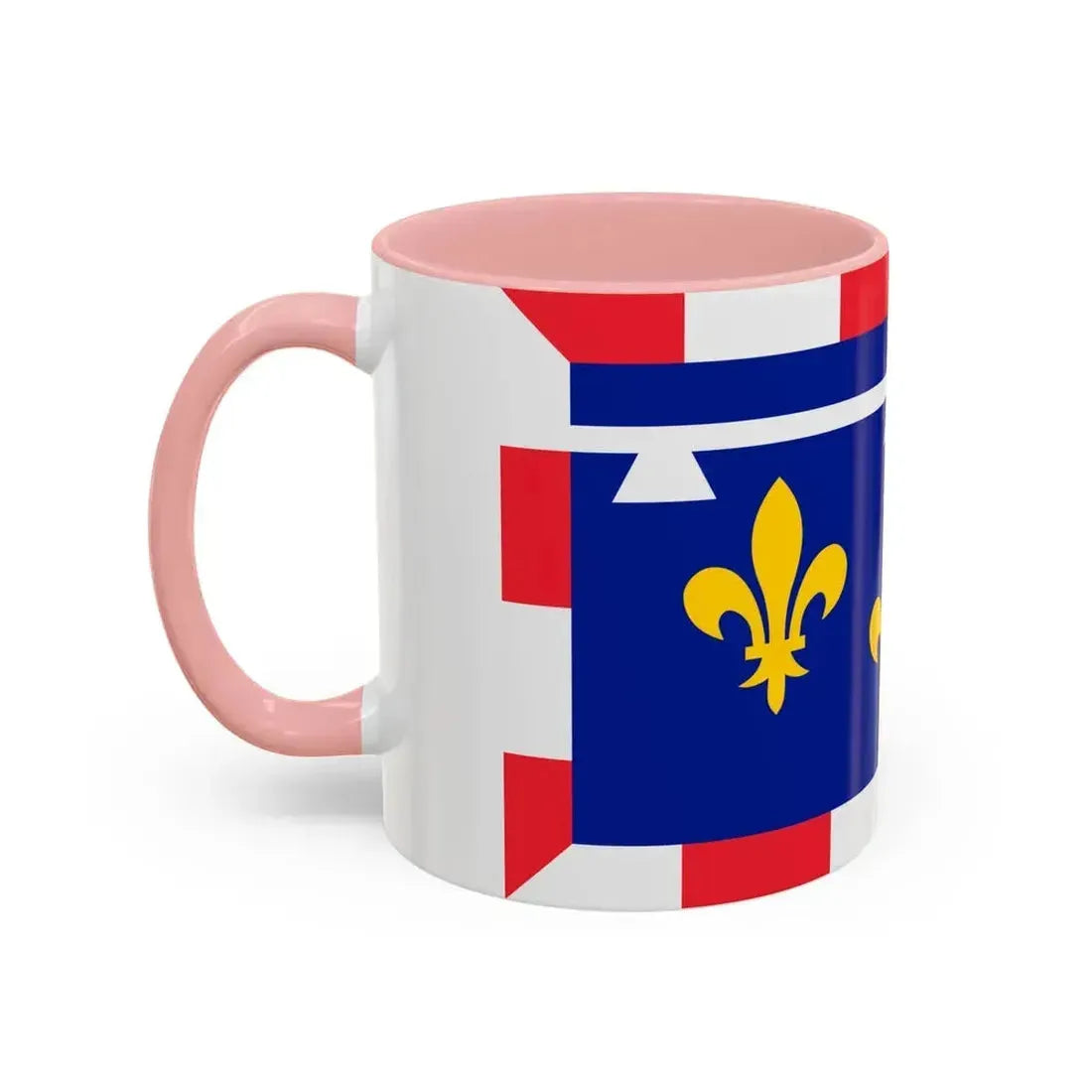 Flag of Centre Val de Loire France 2 - Accent Coffee Mug - Go Mug Yourself