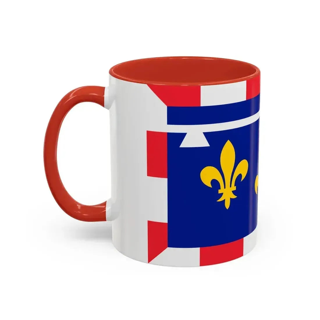 Flag of Centre Val de Loire France 2 - Accent Coffee Mug - Go Mug Yourself