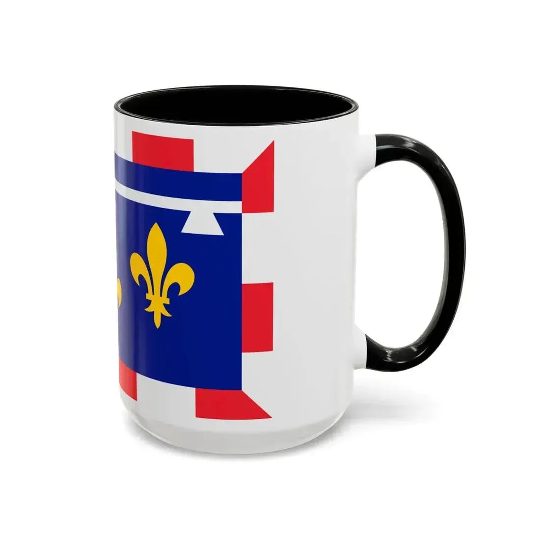 Flag of Centre Val de Loire France 2 - Accent Coffee Mug - Go Mug Yourself