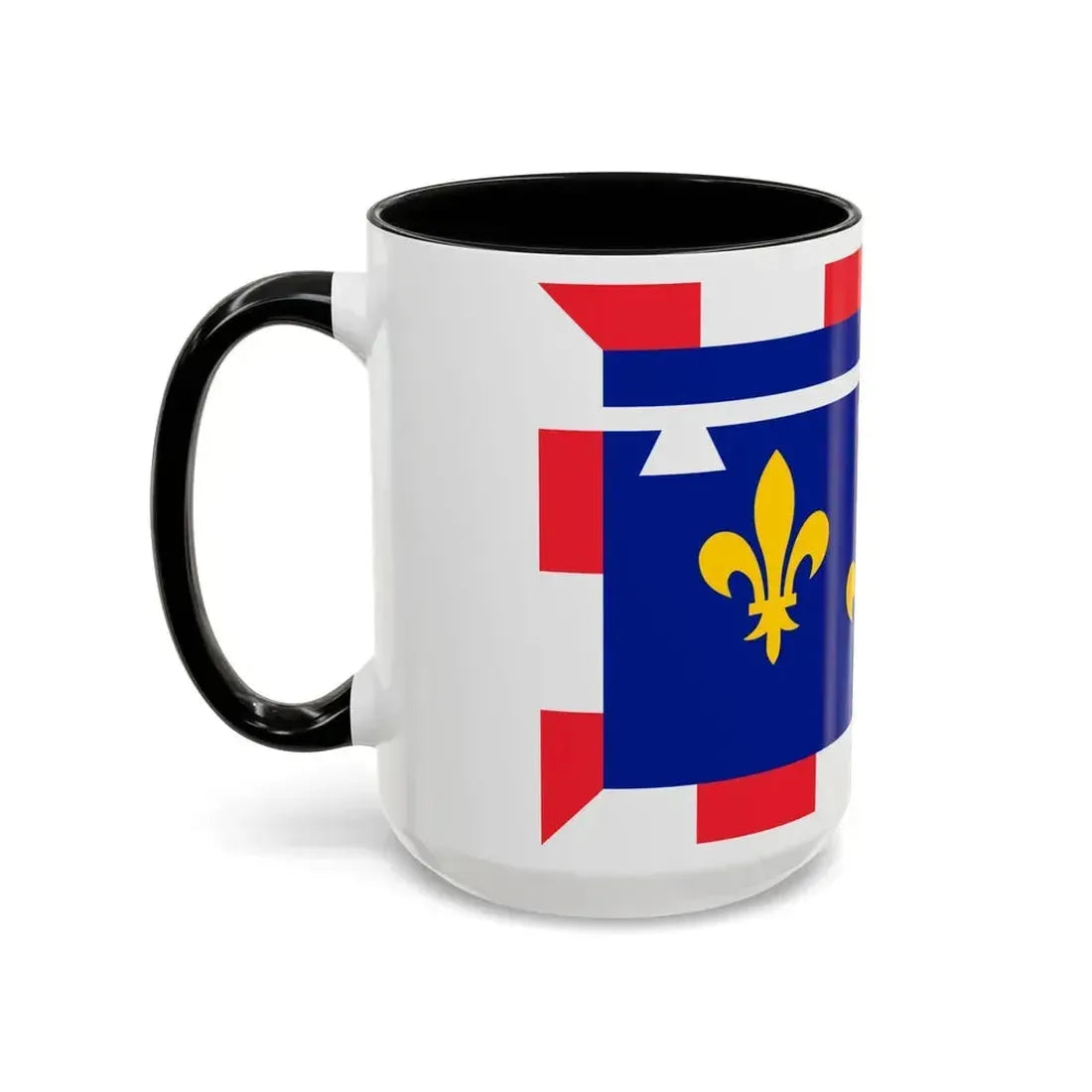Flag of Centre Val de Loire France 2 - Accent Coffee Mug - Go Mug Yourself