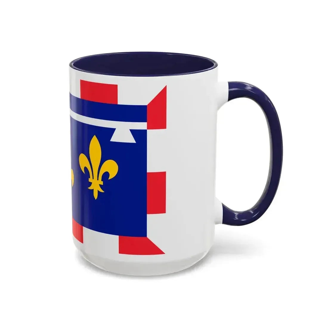 Flag of Centre Val de Loire France 2 - Accent Coffee Mug - Go Mug Yourself