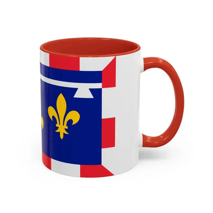 Flag of Centre Val de Loire France 2 - Accent Coffee Mug - Go Mug Yourself
