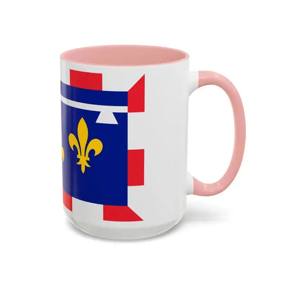 Flag of Centre Val de Loire France 2 - Accent Coffee Mug - Go Mug Yourself
