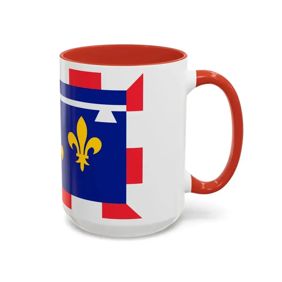 Flag of Centre Val de Loire France 2 - Accent Coffee Mug - Go Mug Yourself