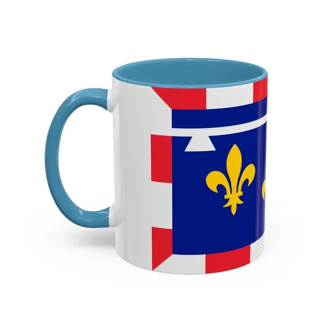 Flag of Centre Val de Loire France 2 - Accent Coffee Mug - Go Mug Yourself