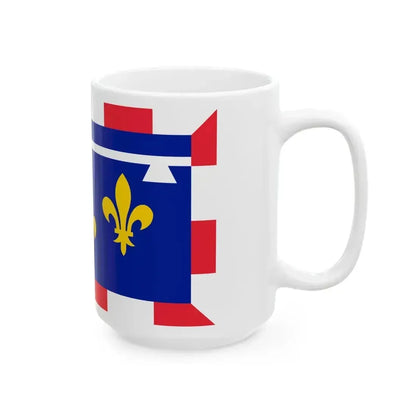 Flag of Centre Val de Loire France 2 - White Coffee Mug - Go Mug Yourself