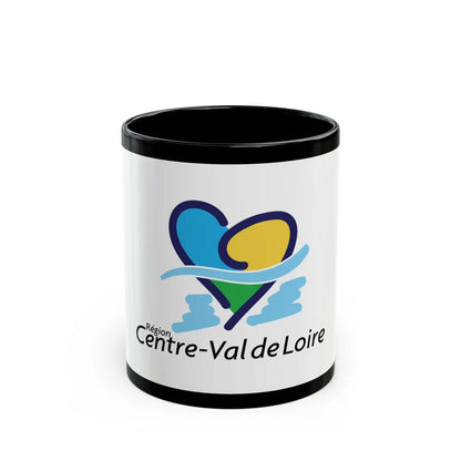 Flag of Centre Val de Loire France - Black Coffee Mug-11oz-Go Mug Yourself