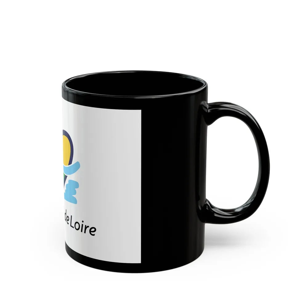 Flag of Centre Val de Loire France - Black Coffee Mug-Go Mug Yourself