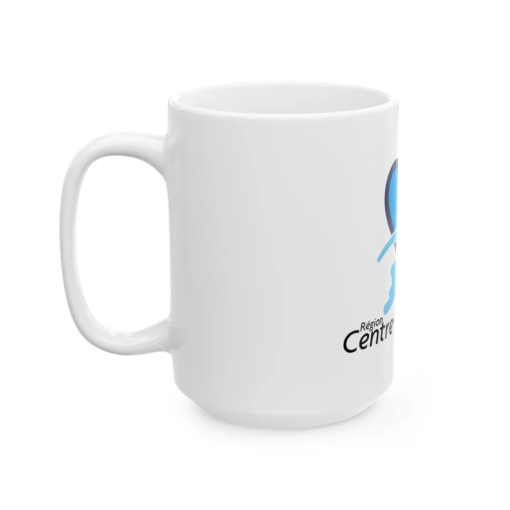 Flag of Centre Val de Loire France - White Coffee Mug-Go Mug Yourself