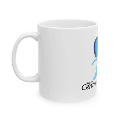 Flag of Centre Val de Loire France - White Coffee Mug-Go Mug Yourself