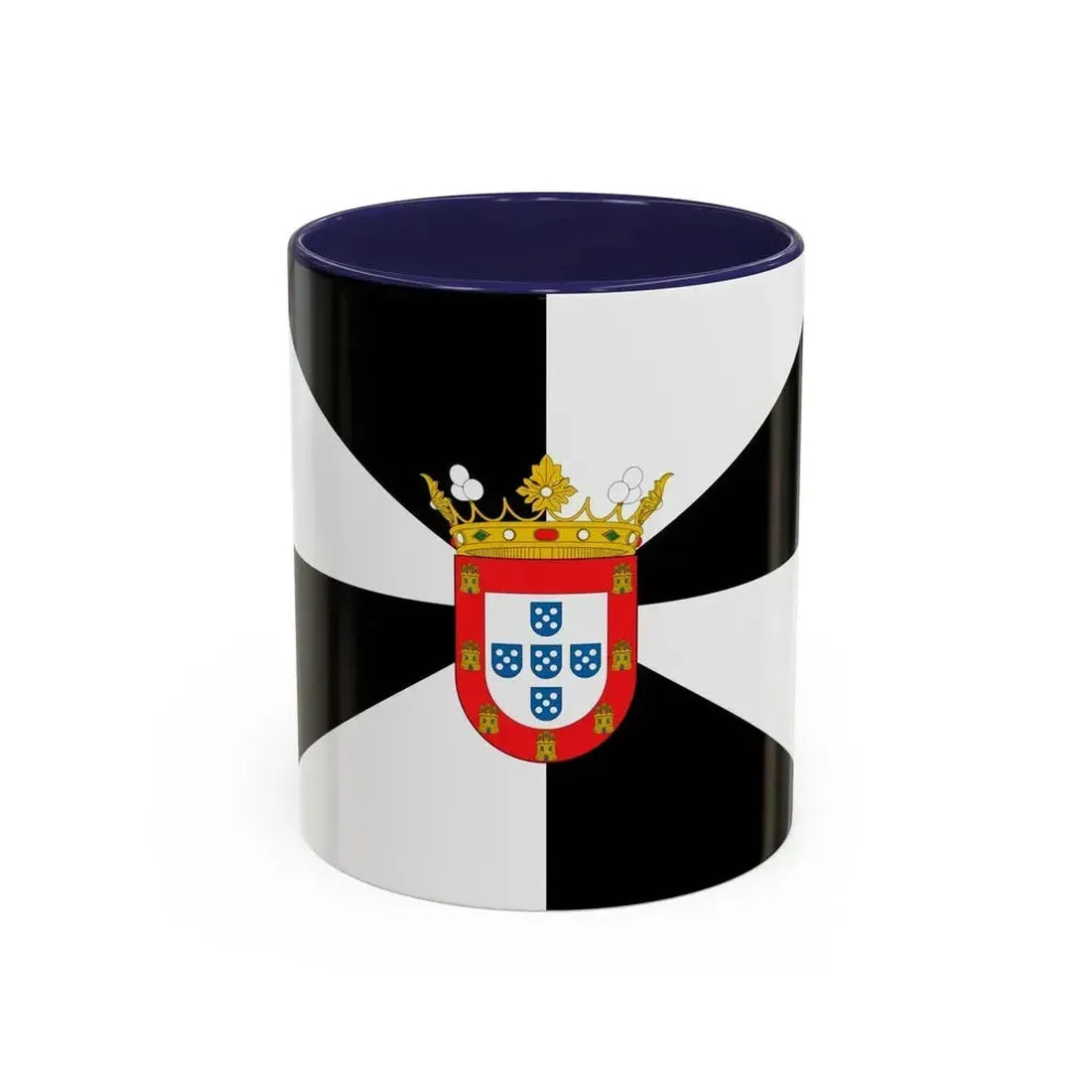 Flag of Ceuta Spain - Accent Coffee Mug 11oz Navy - Go Mug Yourself