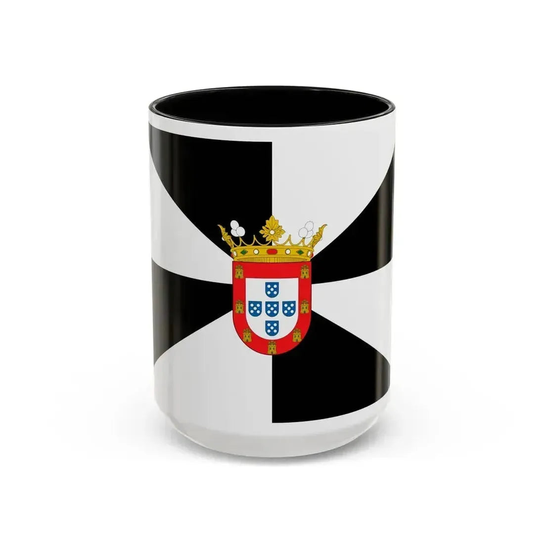 Flag of Ceuta Spain - Accent Coffee Mug 15oz Black - Go Mug Yourself