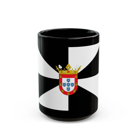 Flag of Ceuta Spain - Black Coffee Mug-15oz-Go Mug Yourself