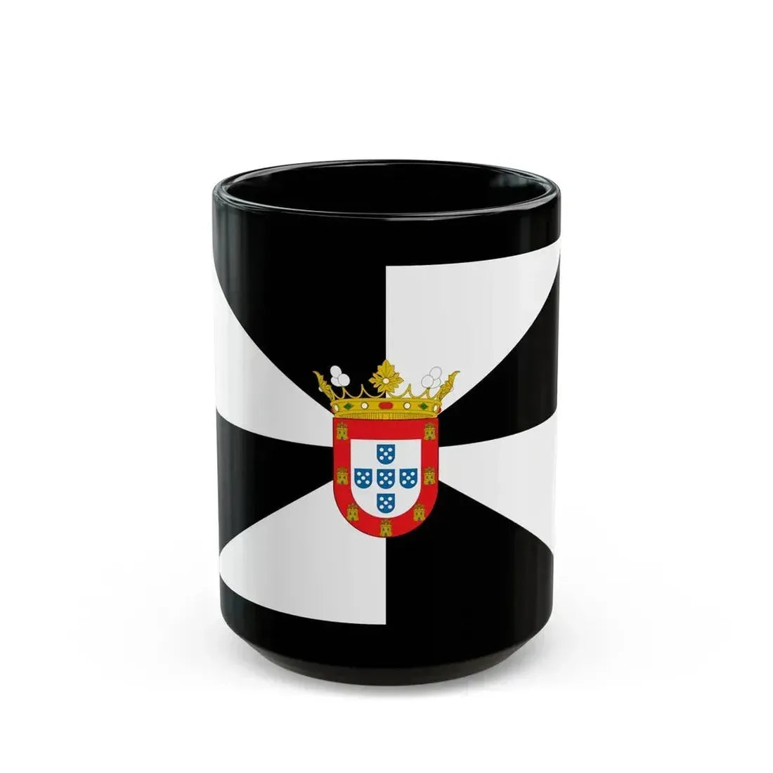 Flag of Ceuta Spain - Black Coffee Mug 15oz - Go Mug Yourself