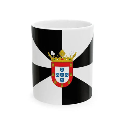 Flag of Ceuta Spain - White Coffee Mug 11oz - Go Mug Yourself