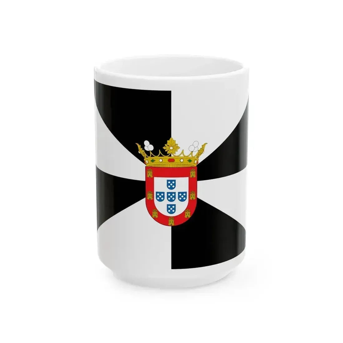 Flag of Ceuta Spain - White Coffee Mug 15oz - Go Mug Yourself