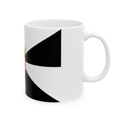 Flag of Ceuta Spain - White Coffee Mug-Go Mug Yourself