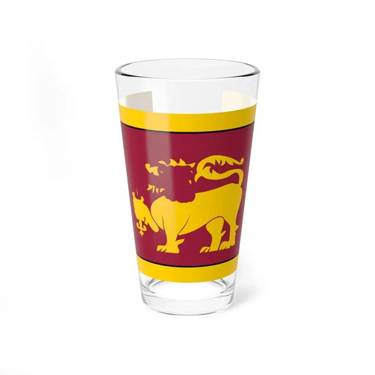 Flag of Ceylon 1948-1951 (Sri Lanka) Pint Glass 16oz 16oz - Go Mug Yourself
