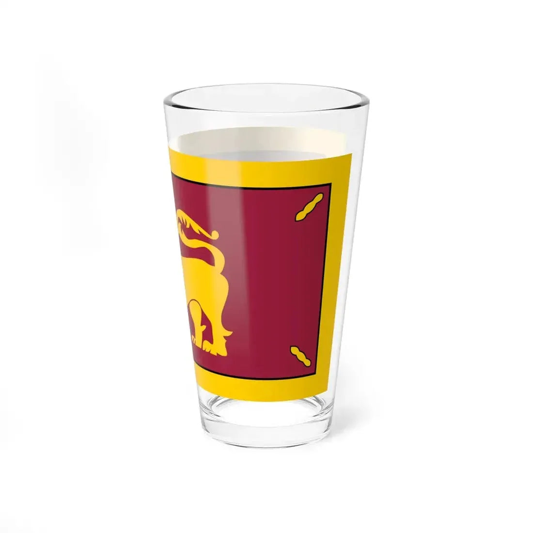 Flag of Ceylon 1948-1951 (Sri Lanka) Pint Glass 16oz - Go Mug Yourself