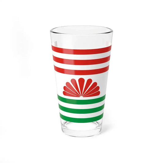 Flag of Ceylon Workers Congress (Sri Lanka) Pint Glass 16oz 16oz - Go Mug Yourself