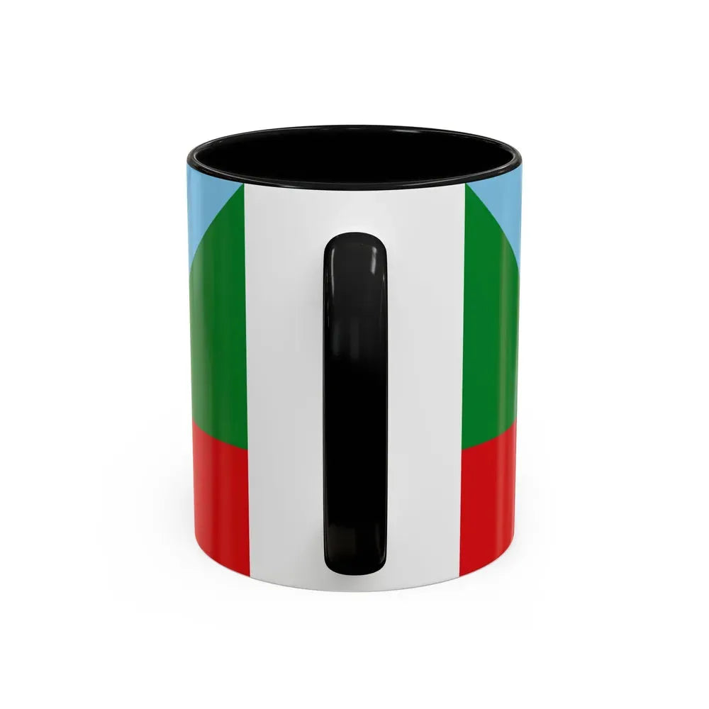 Flag of Chachapoyas capital of the Amazonas Region Peru - Accent Coffee Mug - Go Mug Yourself