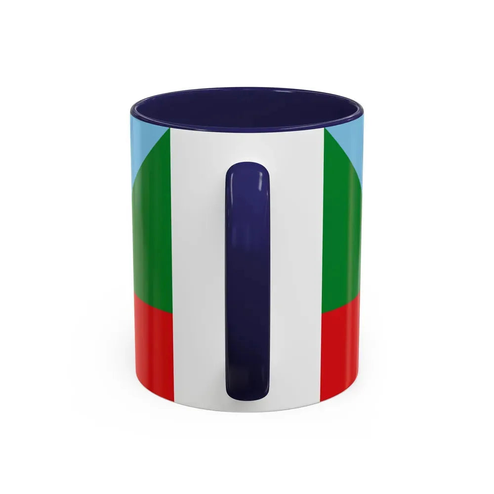 Flag of Chachapoyas capital of the Amazonas Region Peru - Accent Coffee Mug - Go Mug Yourself