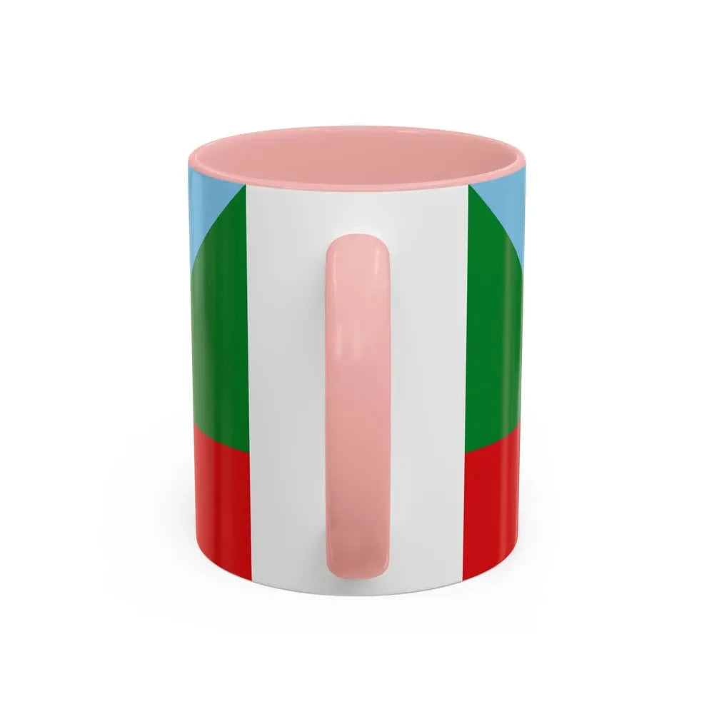Flag of Chachapoyas capital of the Amazonas Region Peru - Accent Coffee Mug - Go Mug Yourself