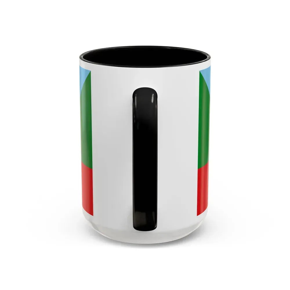 Flag of Chachapoyas capital of the Amazonas Region Peru - Accent Coffee Mug - Go Mug Yourself