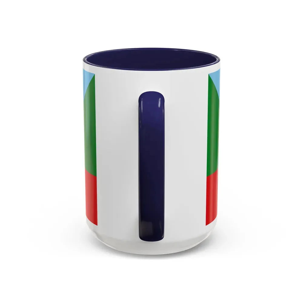 Flag of Chachapoyas capital of the Amazonas Region Peru - Accent Coffee Mug - Go Mug Yourself