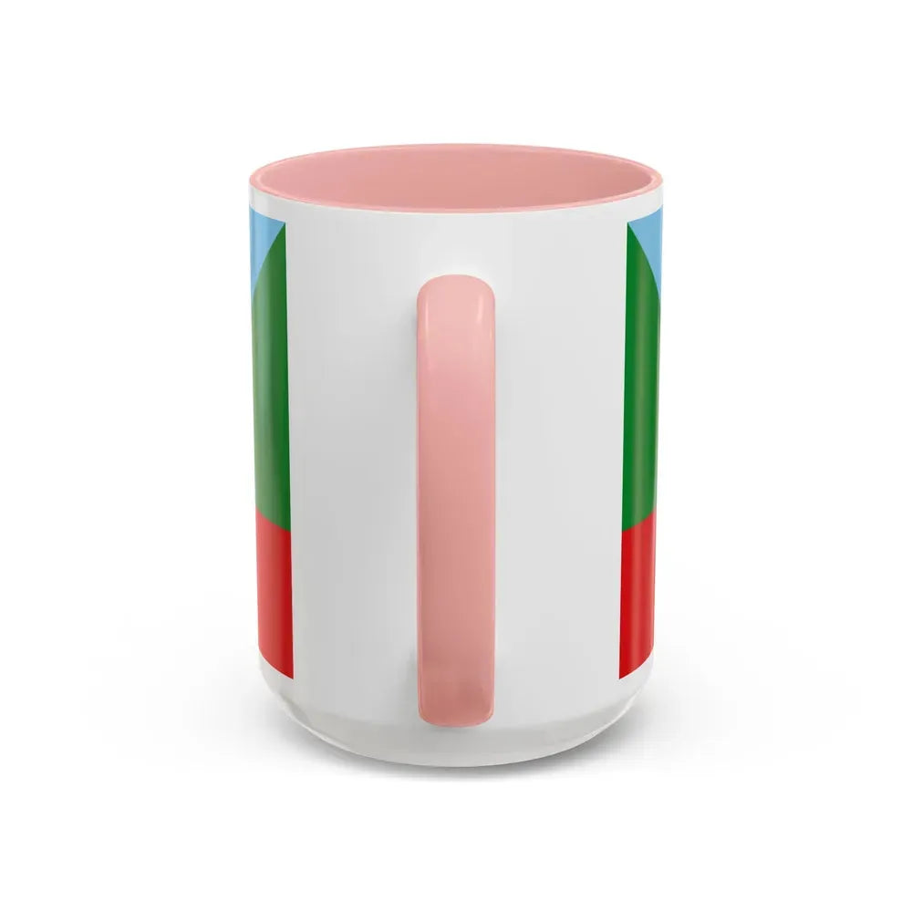 Flag of Chachapoyas capital of the Amazonas Region Peru - Accent Coffee Mug - Go Mug Yourself