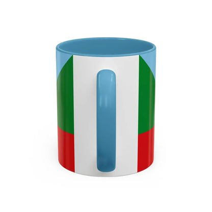 Flag of Chachapoyas capital of the Amazonas Region Peru - Accent Coffee Mug - Go Mug Yourself
