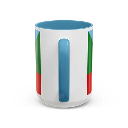 Flag of Chachapoyas capital of the Amazonas Region Peru - Accent Coffee Mug - Go Mug Yourself