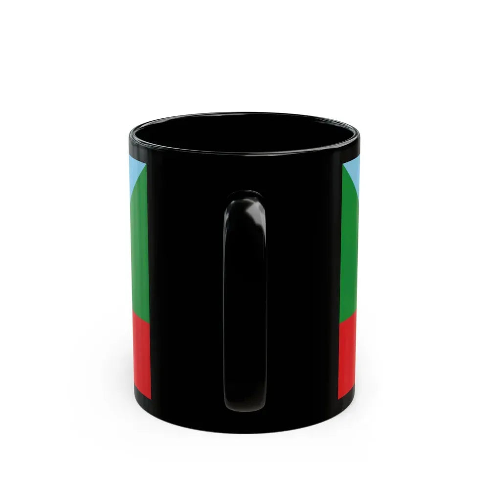 Flag of Chachapoyas capital of the Amazonas Region Peru - Black Coffee Mug - Go Mug Yourself
