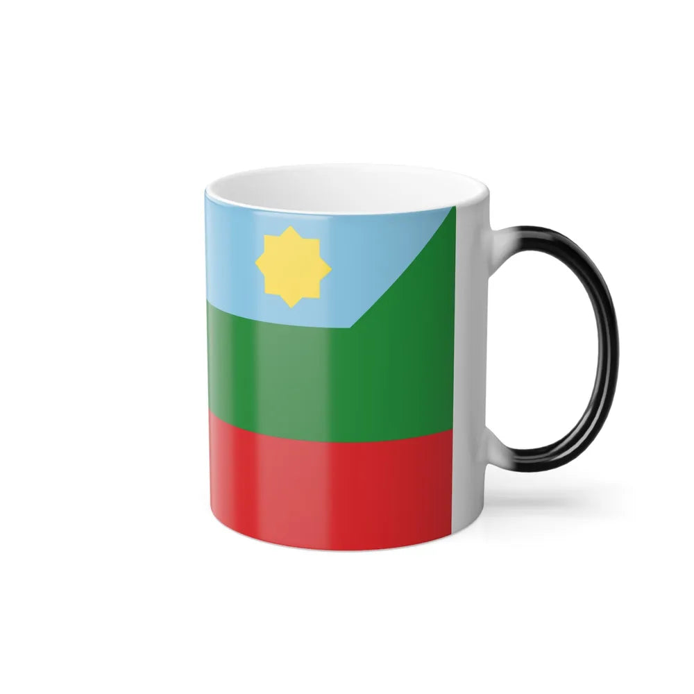 Flag of Chachapoyas capital of the Amazonas Region Peru - Color Changing Coffee Mug-Go Mug Yourself