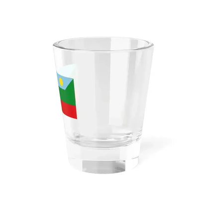 Flag of Chachapoyas capital of the Amazonas Region Peru - Shot Glass 1.5oz - Go Mug Yourself