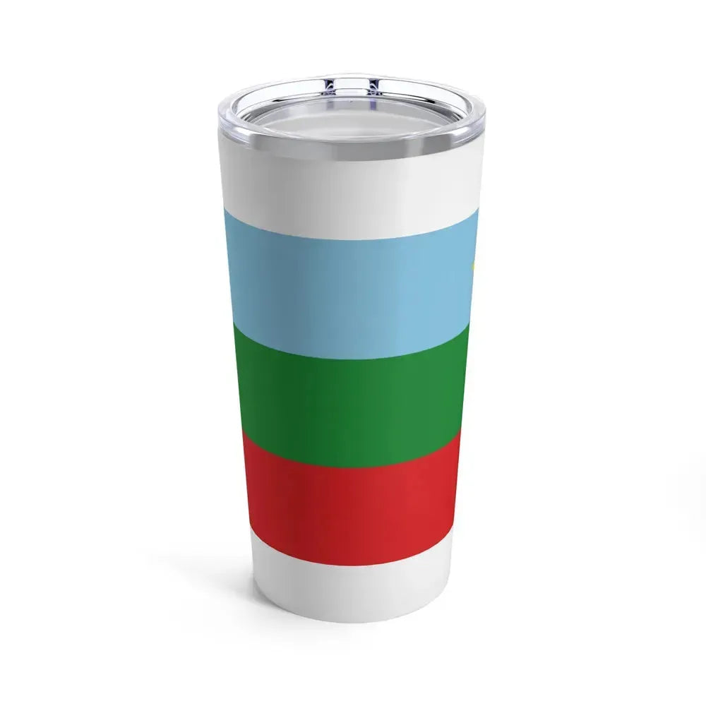 Flag of Chachapoyas capital of the Amazonas Region Peru - Tumbler 20oz 20oz - Go Mug Yourself