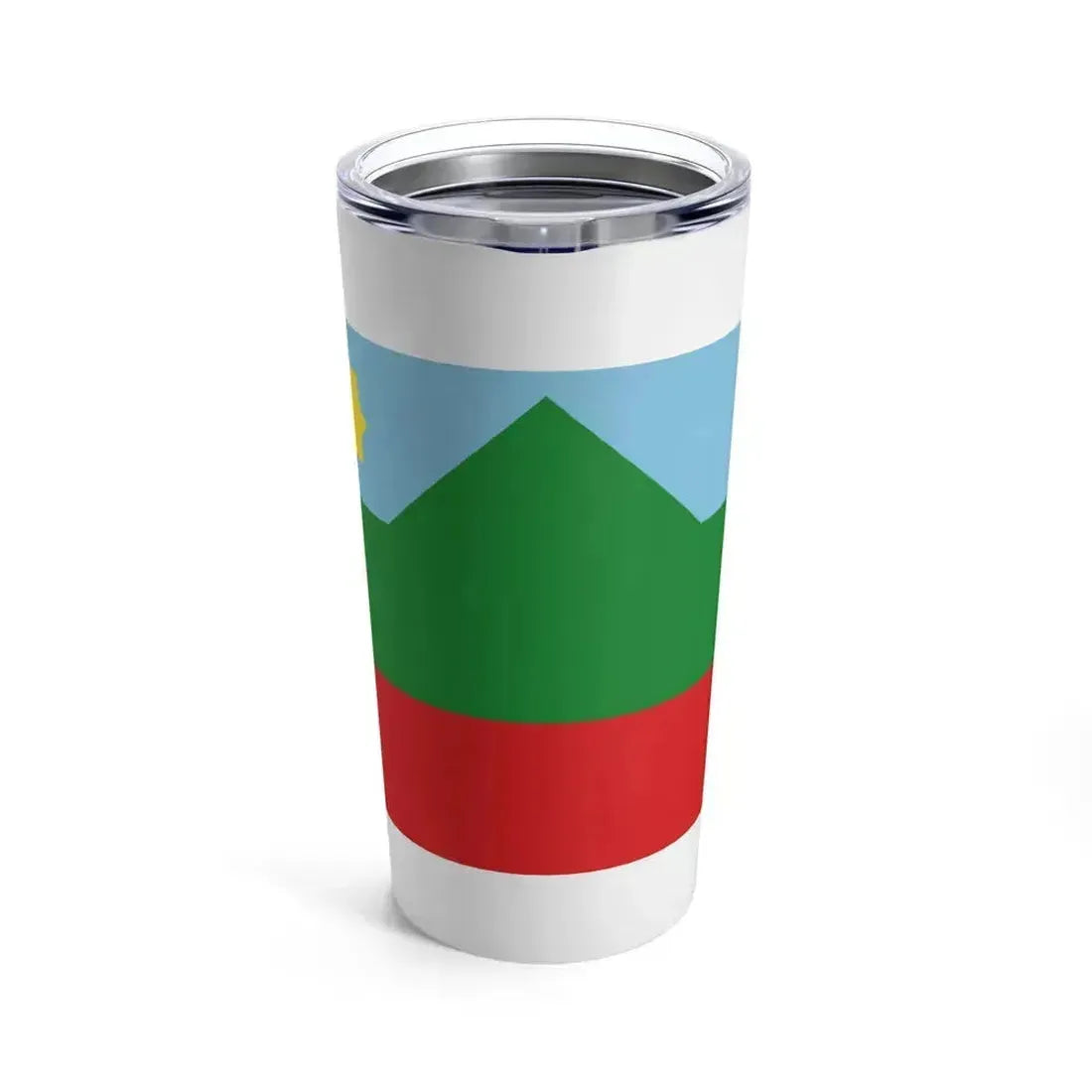 Flag of Chachapoyas capital of the Amazonas Region Peru - Tumbler 20oz - Go Mug Yourself